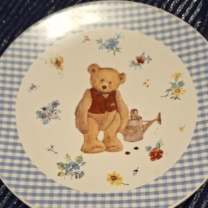 Vintage Teddy Bear Decorative collector Plate